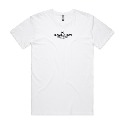 MJ's Team Edition Tee (White with Black)