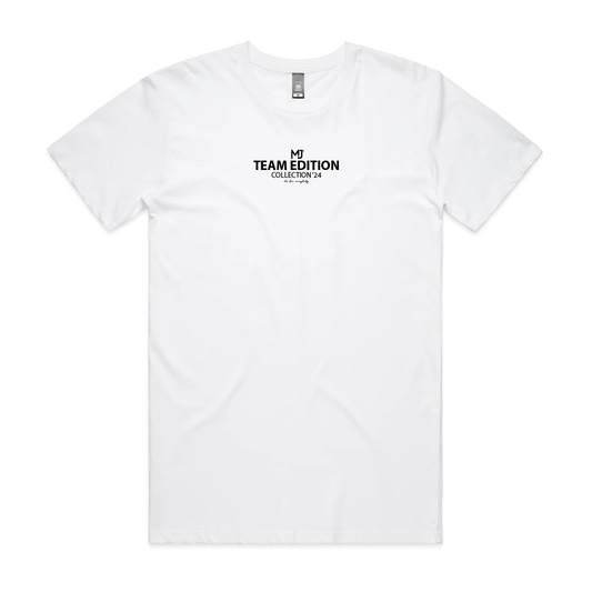 MJ's Team Edition Kids Tee (White with Black)