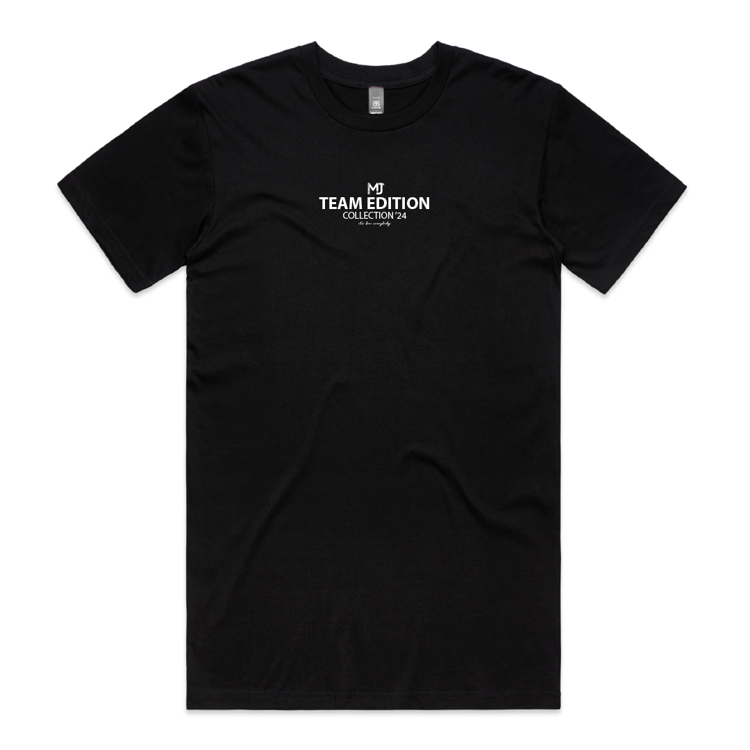 MJ's Team Edition Tee (Black with White)