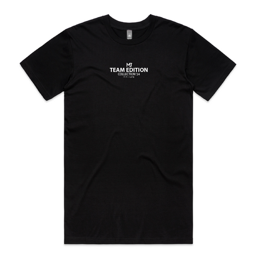 MJ's Team Edition Tee (Black with White)