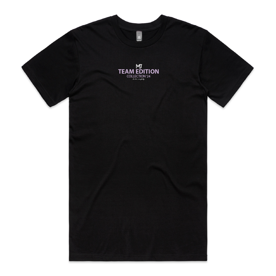 MJ's Team Edition Tee (Black with Lilac)