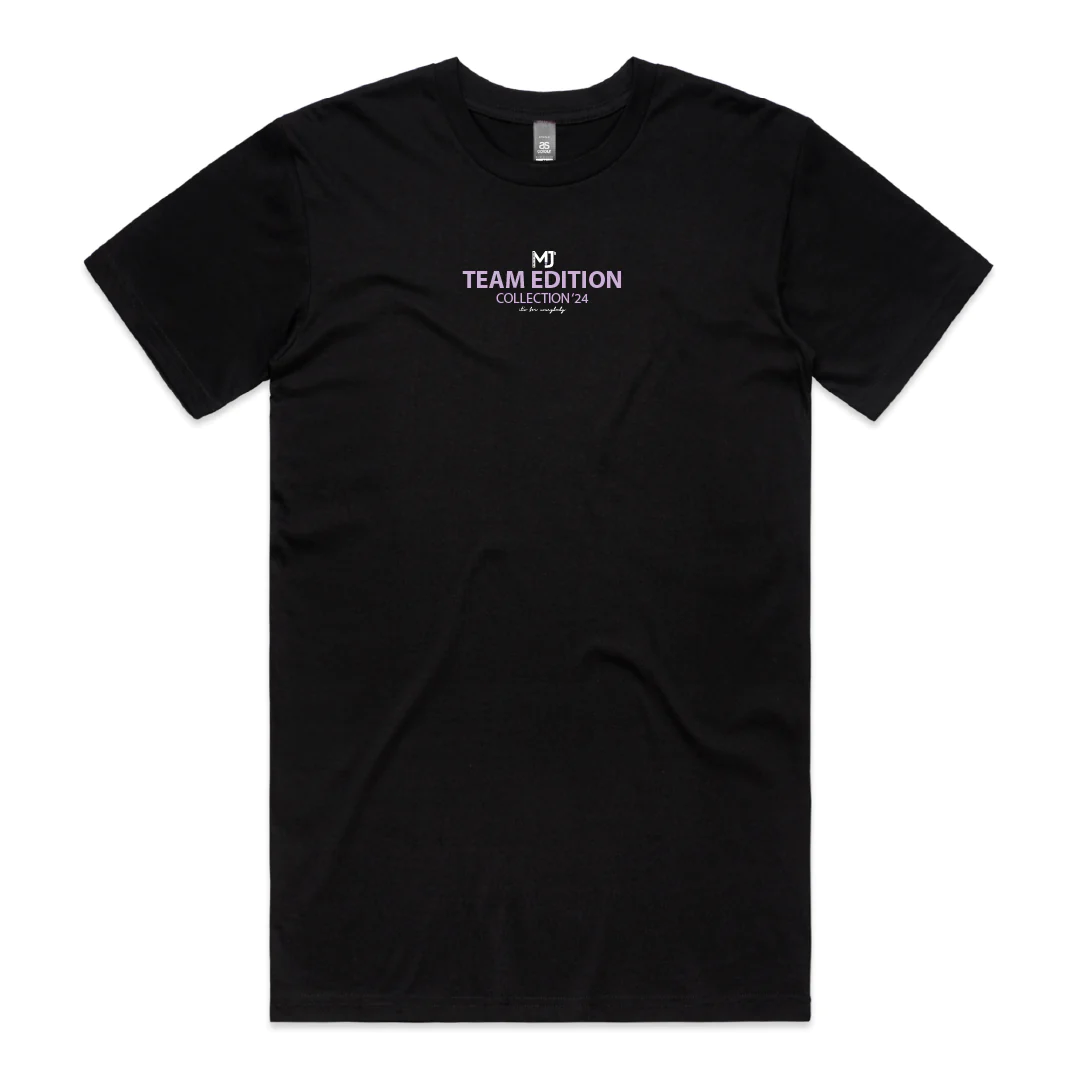 MJ's Team Edition Kids Tee (Black with Lilac)