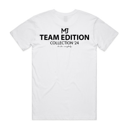 MJ's Team Edition Tee (White with Black)