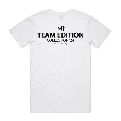 MJ's Team Edition Kids Tee (White with Black)