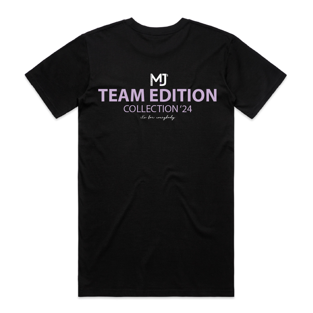 MJ's Team Edition Tee (Black with Lilac)