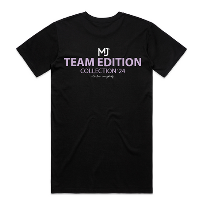 MJ's Team Edition Tee (Black with Lilac)