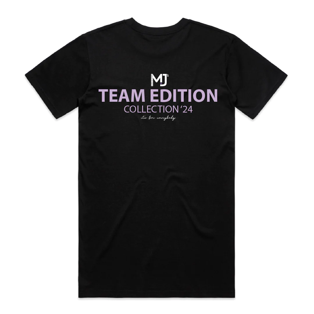 MJ's Team Edition Kids Tee (Black with Lilac)